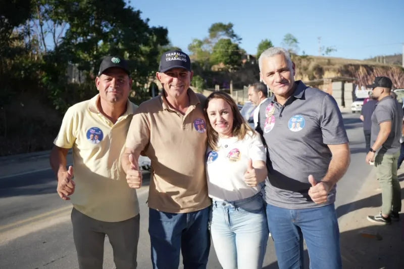 Emanuela Pedroso durante a agenda em Água Doce do Norte