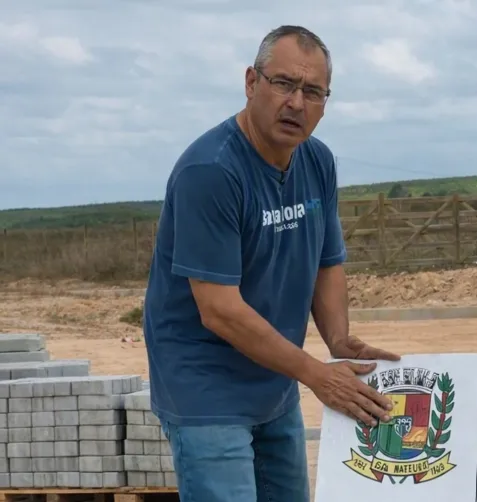 Prefeitura de São Mateus inicia calçamento na Rua dos Bandeirantes