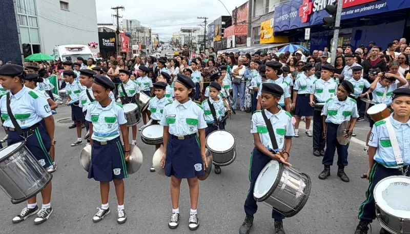 7 de Setembro em São Mateus reúne mais de 90 escolas e se destaca entre os maiores desfiles do ES