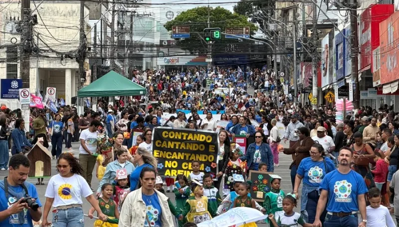 7 de Setembro em São Mateus reúne mais de 90 escolas e se destaca entre os maiores desfiles do ES