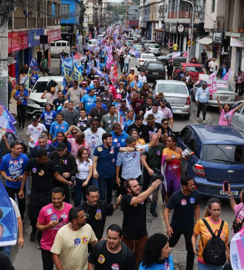 Casagrande e Ricardo Ferraço cumprem maratona de agendas e mobilizam apoiadores em Vila Velha