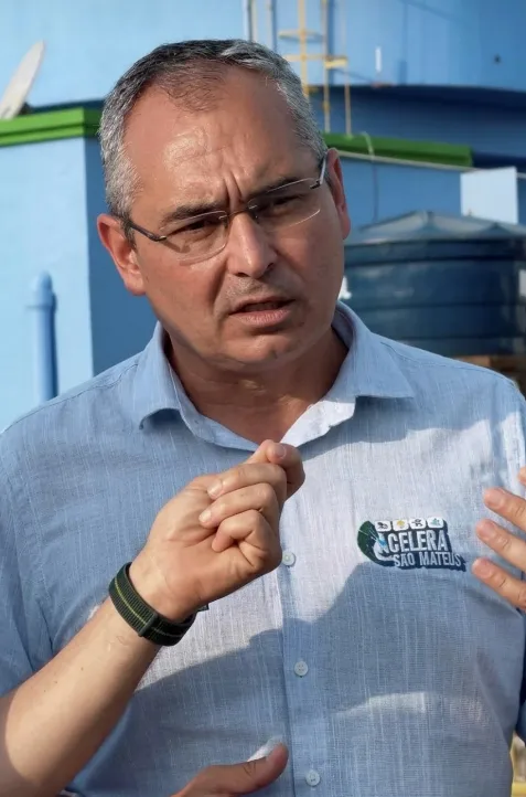 Prefeito Marcus Batista assina ordem de serviço para reforma dos tanques do SAAE