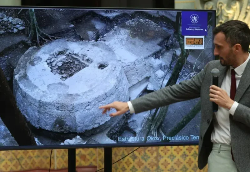 Arqueólogos descobrem rara estrutura maia preservada na Guatemala