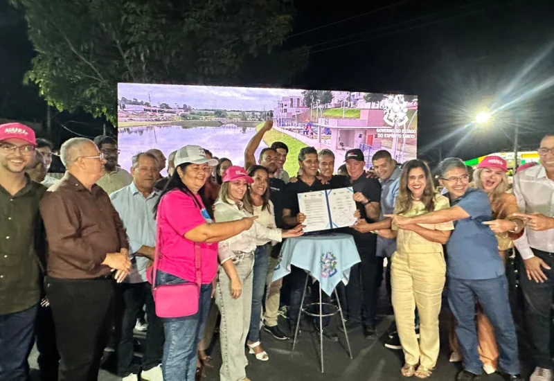 Governador Ricardo Ferraço concentra ações de infraestrutura e segurança em Pinheiros