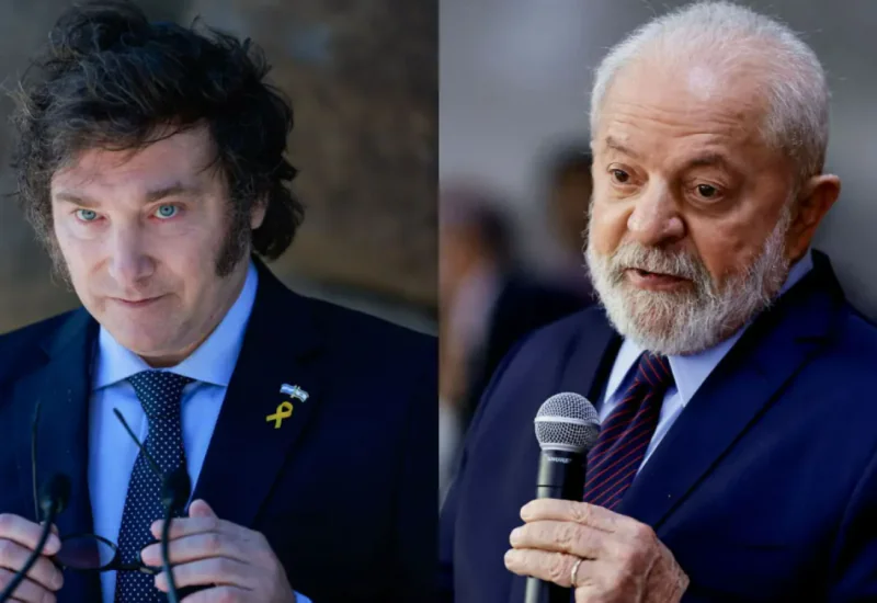 Mais de 70% dos argentinos desaprovam ataques de Milei a Lula, diz pesquisa