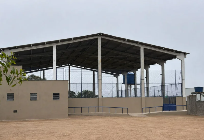 Nova quadra esportiva será inaugurada em Jaguaré nesta quinta-feira (13)