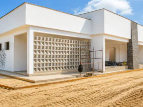 Obra da Capela Mortuária de Jaguaré chega à fase de acabamento