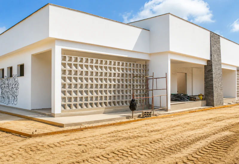 Obra da Capela Mortuária de Jaguaré chega à fase de acabamento