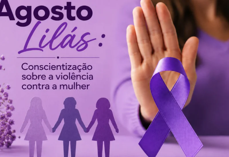 Caminhada Agosto Lilás mobiliza Jaguaré em campanha de combate à violência contra a mulher