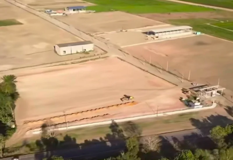 Marcos Guerra destaca avanço das obras do Polo Industrial de Jaguaré