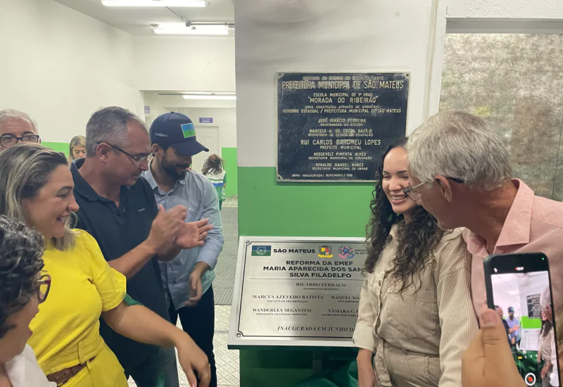 Escola de Morada do Ribeirão é reinaugurada em São Mateus