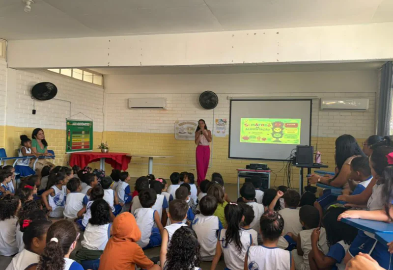 Escola de Conceição da Barra recebe ação sobre alimentação saudável