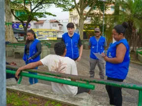 Atendimento social leva acolhimento e encaminhamentos a pessoas em situação de rua em Linhares