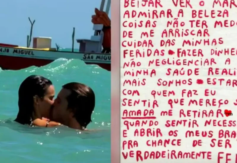 Bruna Marquezine escreve após viagem com Shawn Mendes: “Ser feliz”