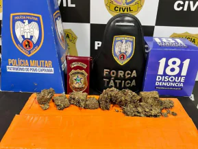 Ação conjunta prende suspeito por tráfico de drogas em Montanha