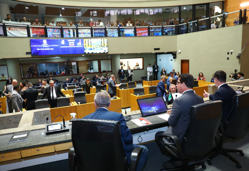 Assembleia Legislativa do ES registra mais de mil projetos em 2025