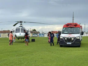 Resgate aeromédico do NOTAER é utilizado pela primeira vez em Pedro Canário