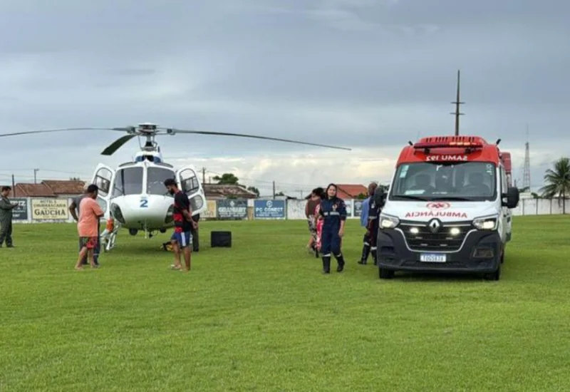 Resgate aeromédico do NOTAER é utilizado pela primeira vez em Pedro Canário