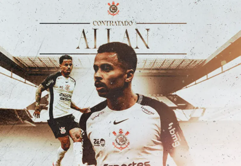 Corinthians anuncia volante Allan por empréstimo do Flamengo