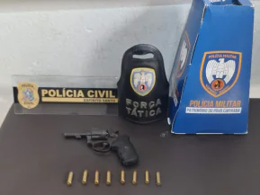 Operação apreende arma e drogas durante apuração de assassinato em Nova Venécia