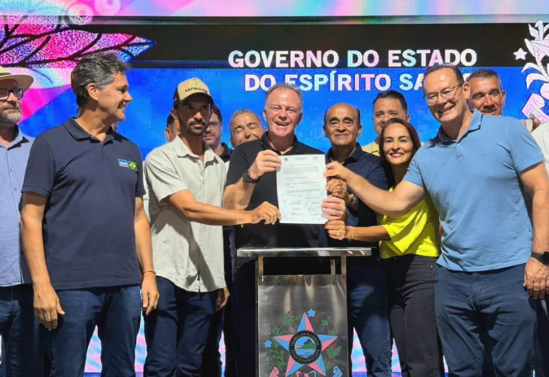 Governo do Estado anuncia obras de pavimentação rural e regularização fundiária em Aracruz