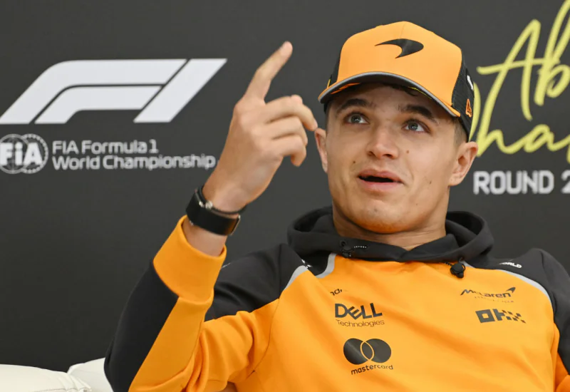 Mesmo com vitória da Mercedes, Norris aponta Ferrari como referência na F1