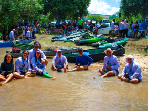 Descida Ecológica chega à 4ª edição no Rio Barra Seca em Jaguaré neste domingo (22)