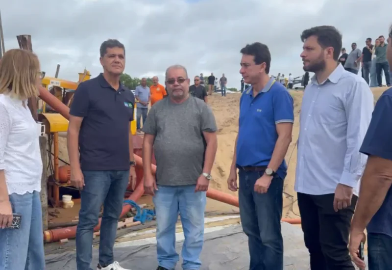 Governador Ricardo Ferraço cumpre agenda oficial com vistoria de obras em São Mateus