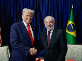 Comércio e crime organizado serão temas da reunião entre Lula e Trump