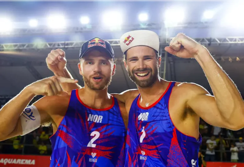 Inspirados por Emanuel e Ricardo, conheça os ‘vikings do vôlei de praia’
