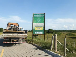 Reserva de Barra Nova recebe nova sinalização ambiental em São Mateus