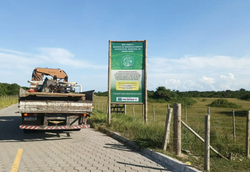 Reserva de Barra Nova recebe nova sinalização ambiental em São Mateus