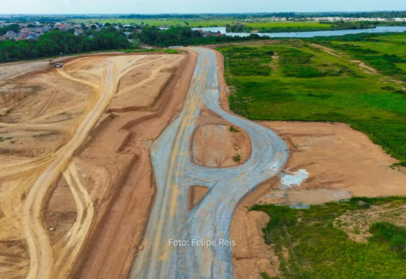 Ponte entre Interlagos e Aviso chega a 40% das obras em Linhares