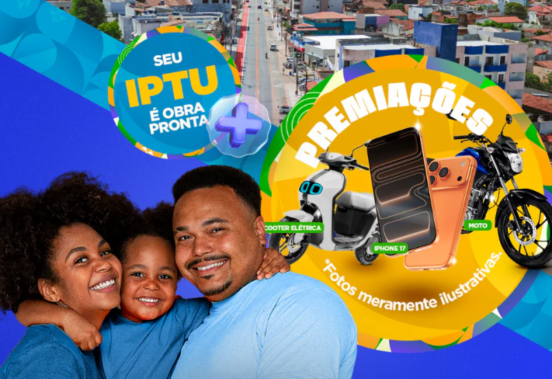 Contribuintes de São Mateus poderão concorrer a vários prêmios no IPTU Premiado