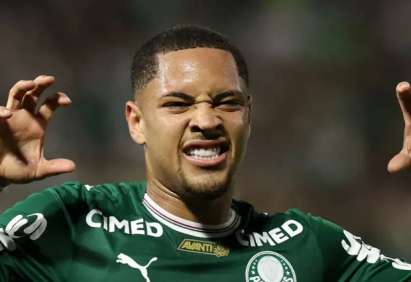 Vitor Roque provoca jogador do Flamengo após vitória: ‘Papo’