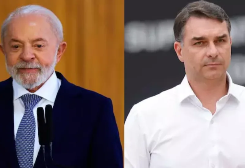 No 2º turno, Lula tem 47% e Flávio Bolsonaro 43%, aponta pesquisa BTG/Nexus