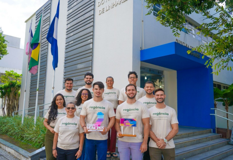 Estande de Linhares vence prêmio de Melhor Atendimento na Feira dos Municípios 2026