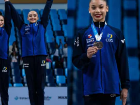 Capixabas conquistam medalhas pelo Brasil no Pan-Americano de Ginástica Rítmica