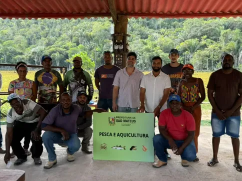 Curso de piscicultura capacita produtores e pescadores em comunidade de São Mateus
