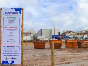 Ecoponto de Linhares movimenta mais de 723 toneladas de resíduos no primeiro ano