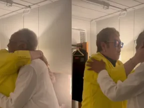 Elton John elogia Gilberto Gil no Rock in Rio: "Você é uma lenda"