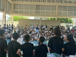 Encontro musical reúne alunos de nove escolas integrais em Jaguaré