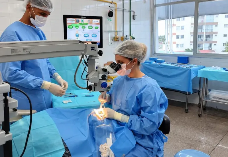 Hospital Geral de Linhares realiza mutirão de cirurgias de catarata até domingo