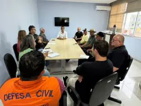 Prefeito de Jaguaré convocou reunião para alinhar ações de enfrentamento aos efeitos das chuvas