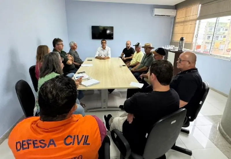 Prefeito de Jaguaré convocou reunião para alinhar ações de enfrentamento aos efeitos das chuvas