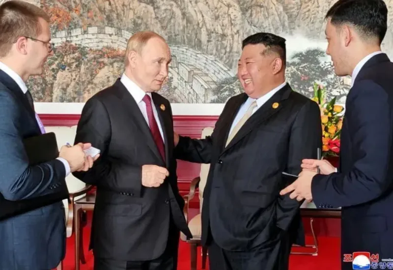 Kim Jong-un diz que vai aprofundar laços com a Rússia em mensagem a Putin