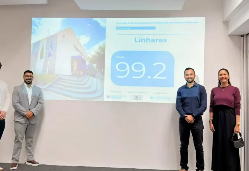 Linhares mantém classificação “Ótimo” em Ranking Capixaba de Transparência