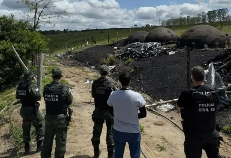 Mais de duas toneladas de carvão vegetal são apreendidas em Conceição da Barra