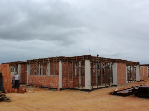 Primeira creche de Jaguaré está em construção para atender 375 crianças
