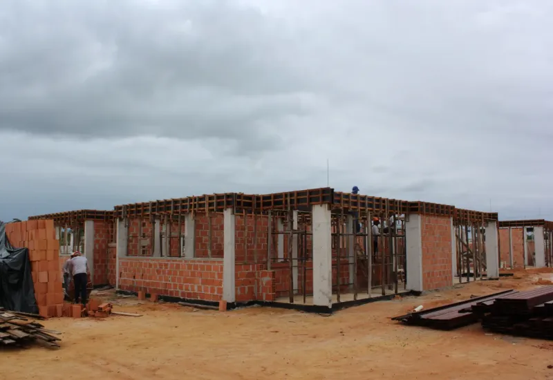 Primeira creche de Jaguaré está em construção para atender 375 crianças